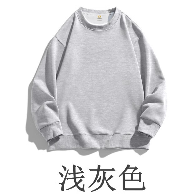 Designer Hoodie 320g Heavyweight Long-sleeve Sweatshirt For Spring And Autumn Made Of Combed Cotton And Long-staple Cotton Unisex Trendy Solid Color H