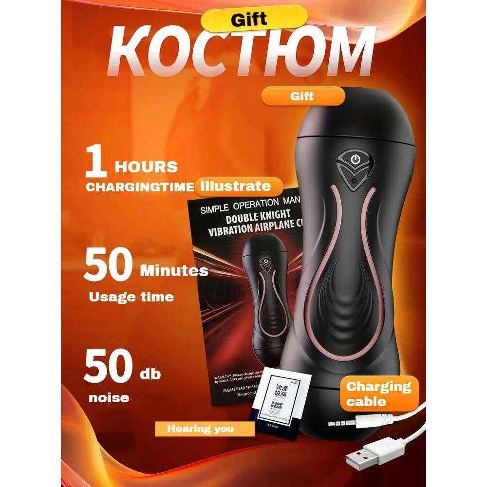 Double-Headed Penetration Automatic Male Masturbation Cup Mouth Vaginal Masturbator App Control Adult Sex Toy For Men Z260311