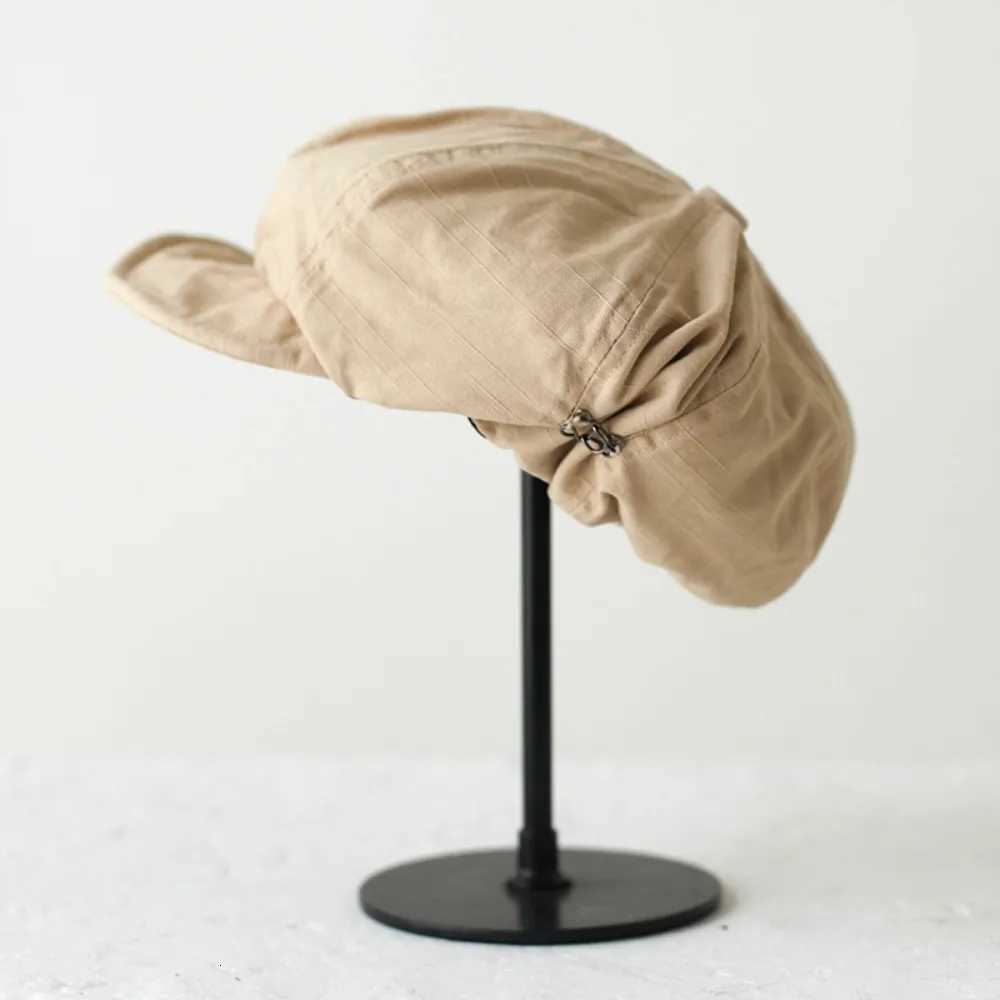 Casual Plus Size Newsboy Caps Cotton Dome Painters Hats Berets Hat H260312 - view 3