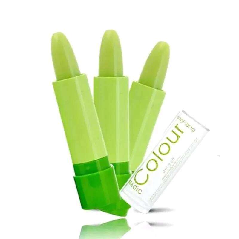 Warm Change Lip Balm Moisturizing Lipstick easy color and not stick to the cup W260311