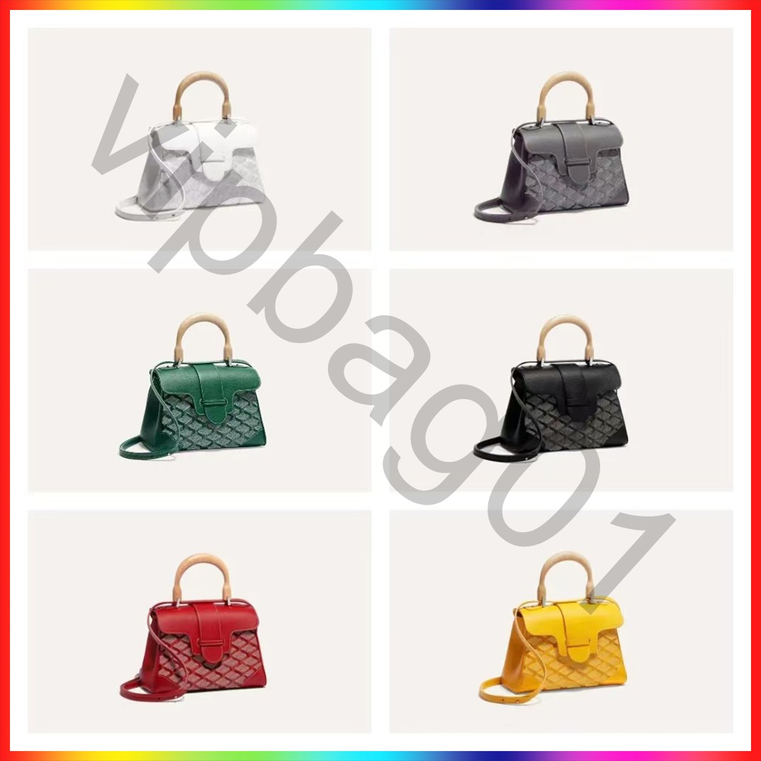 5A Saigon bag Luxury designer tote bag makeup bag women's sac de luxe neverfulltote handbag high quality leather top wooden handle cross body shoulder bag purse wallet