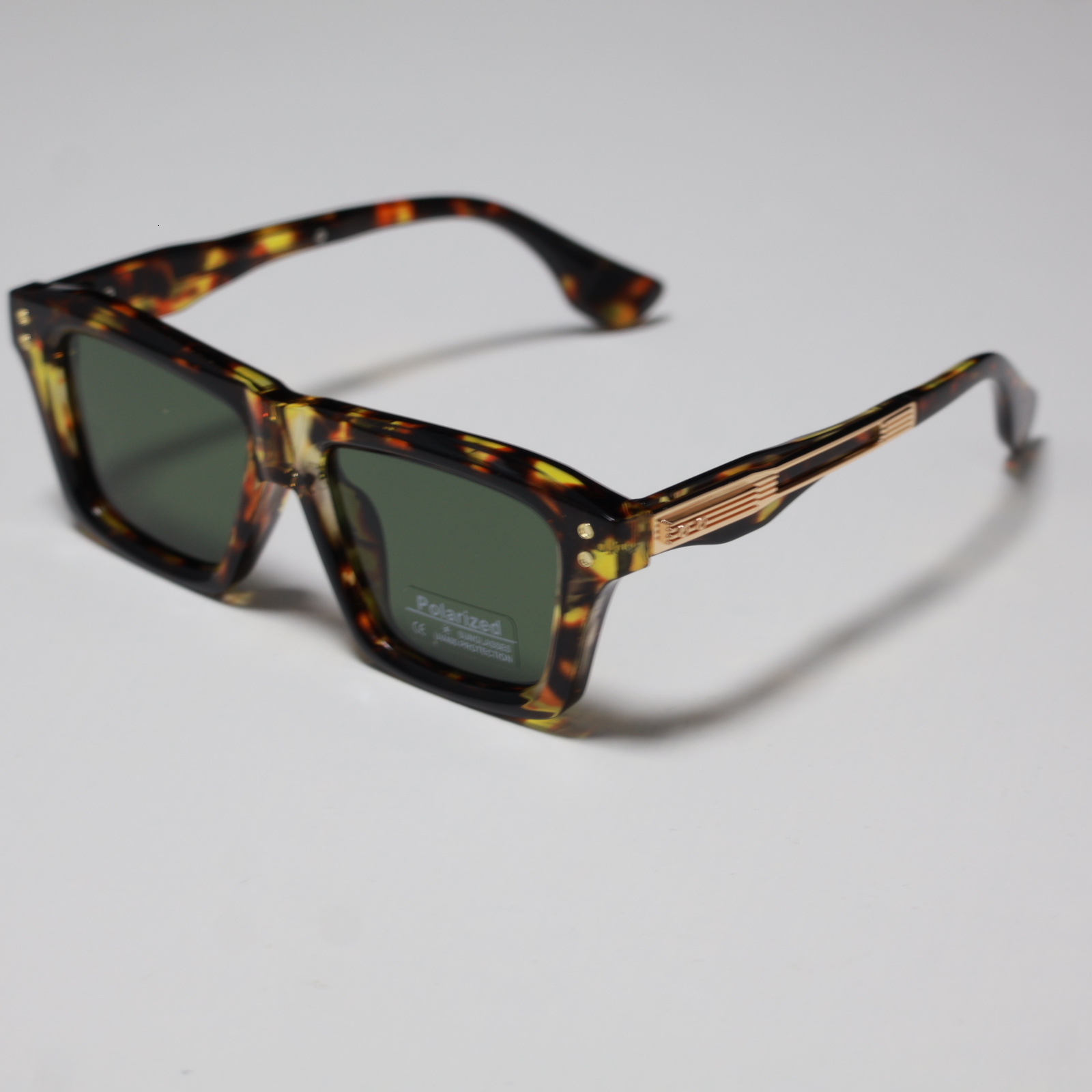 2026 New Fashion Square Frame Polarized Retro Personality Trendy Sun Protection Sunglasses for Men,