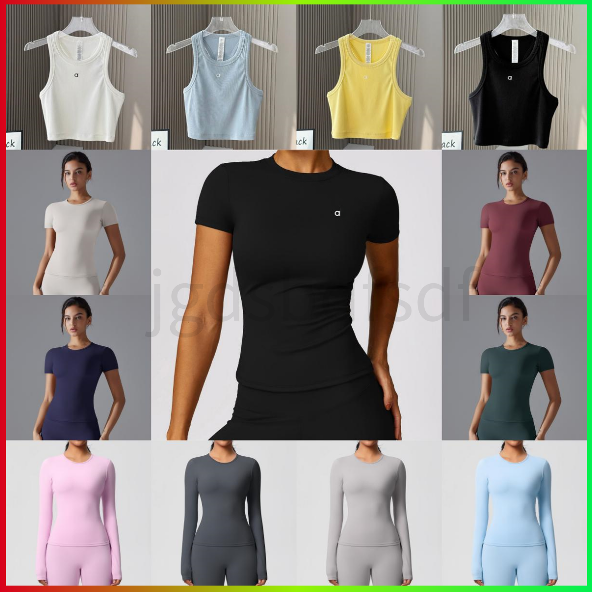 Women Yoga Shirt Tops Yoga sports bra tank top jogger fitness sports vest Fintness Short Sleeve Crop T Shirt Workout Summer Women Gym T-Shirt