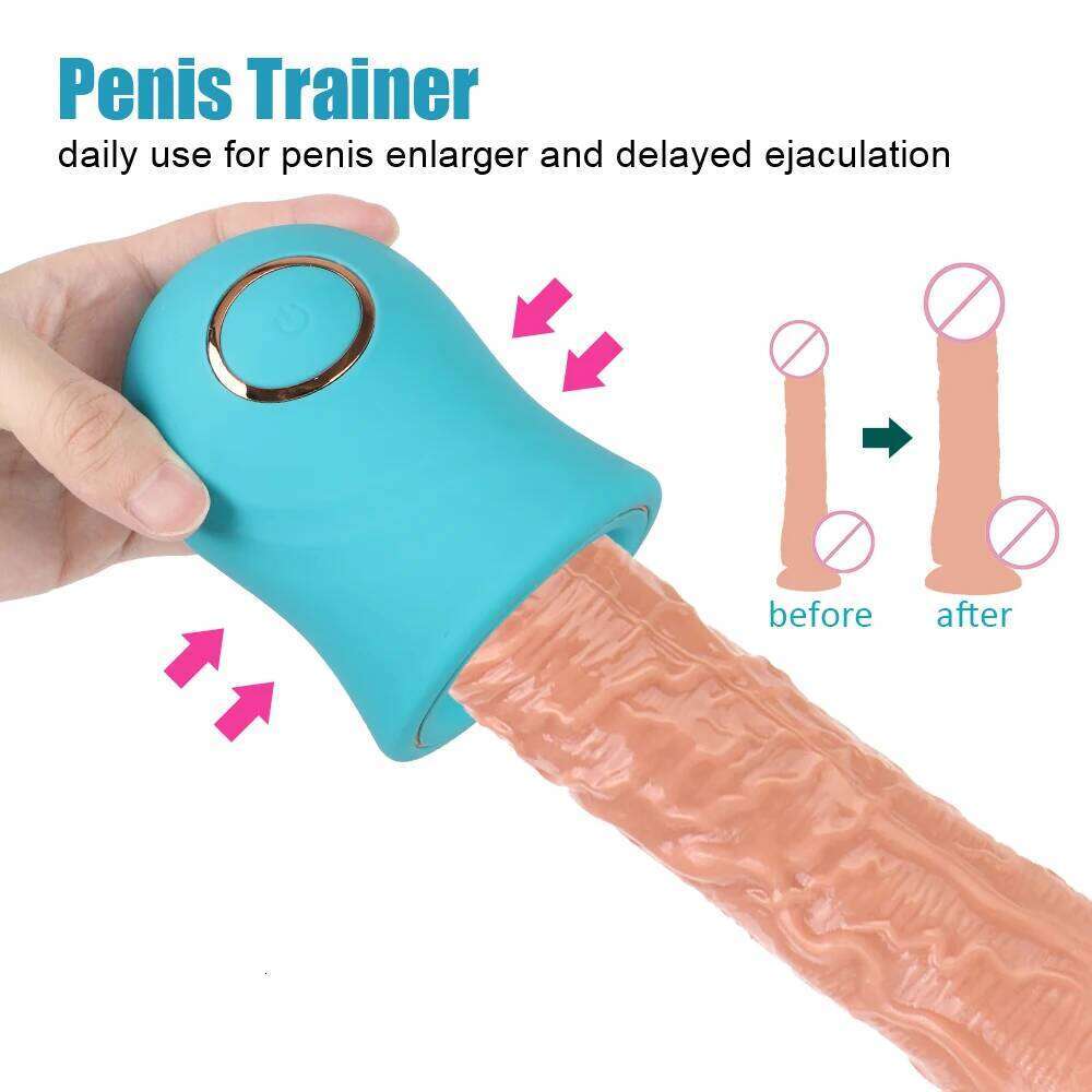 Male Masturbation Cup Erotic Magic Massager Penis Tranier Delayed Ejaculation Oral Blowjob Sex Toys For Men 12 Modes Vibrator Z260312