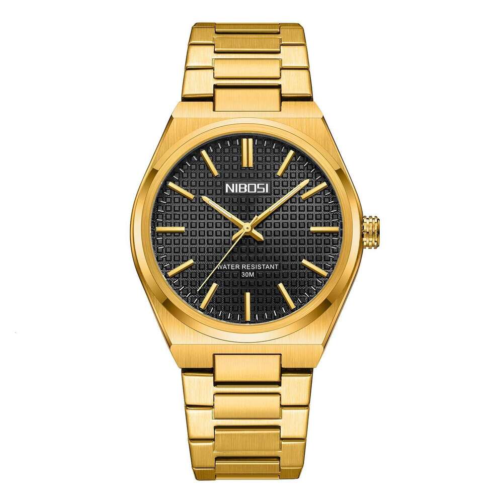 NIBOSI Analog Quartz Top Brand Luxury Watches for Men Stainless Steel Military Waterproof Wristwatches Reloj Hombre