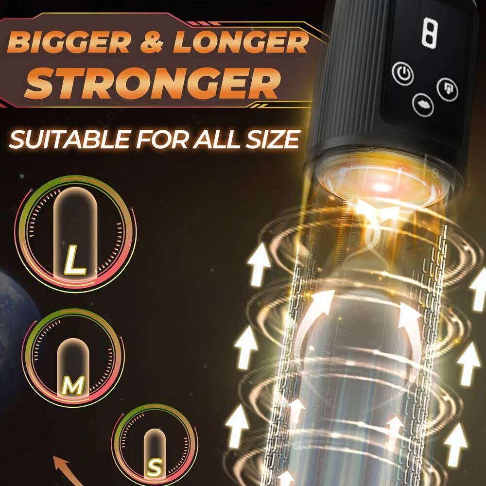Manual Penis Enlarger Enhancement Erection SexToys For Man Vacuum Pump Big Dick Trainer Male Lasting Masturbator Z260311