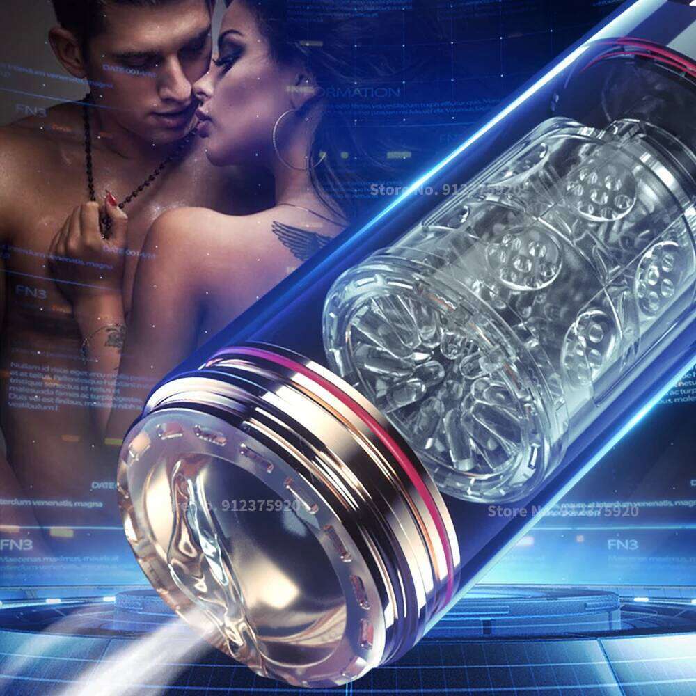 Telescopic Rotation Sucking Masturbator Cup Vagina Masturbation Blowjob Adults Sex Toys for Men Male Piston Automatic Mastubator Z260312