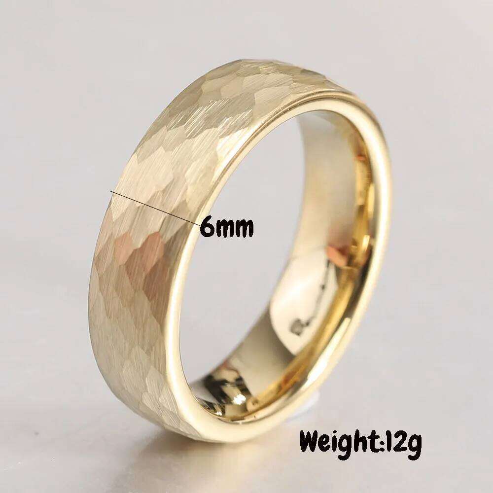 Fashion Retro Fish Scale Pounding Pattern Titanium Rings For Men Women Stainless Steel Couple Ring Wedding Engagement Jewelry H260312