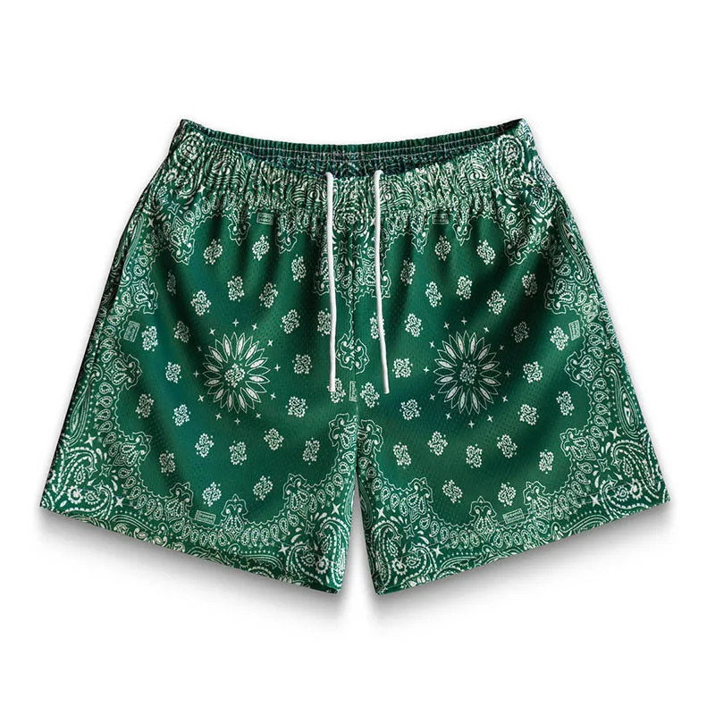 American Shorts Cashews Graphics Men Casual Daily Beach Short Pants Hawaii Swimming Swim Trunks Cool Ice 260228