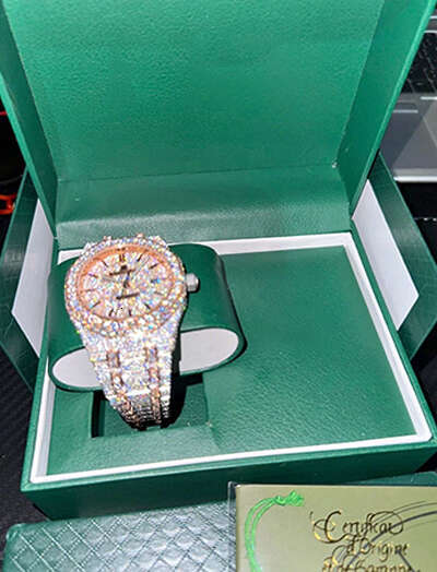 Moissanite diamond watches for men and women, designer timepieces featuring VVS high-quality diamond automatic movement, luxurious hip-hop watches AAAAA+