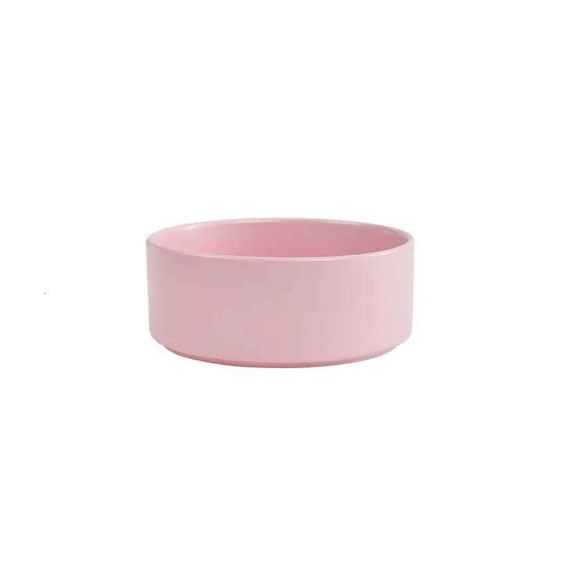 Cat double high foot dog drinking water simple pet bowl 26Y0312