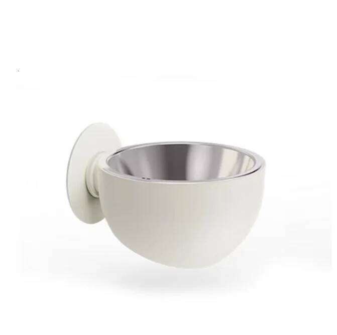 1 Pcs Wall Mount Stainless Steel Dog Bowls Anti Spill Pet Food Dishes Elevated Cat Bowl Dishwasher Safe Rustproof 26Y0312