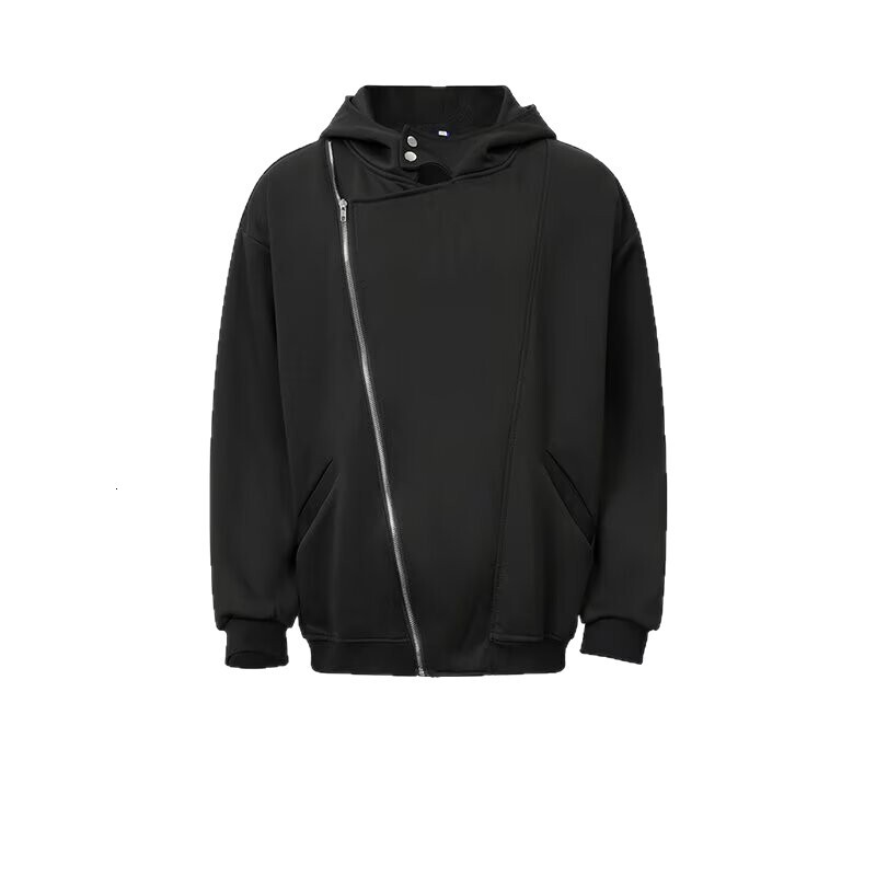 -style Double-zipper Hooded Sweatshirt For Women Spring And Designer Hoodie Autumn Made Of Heavy-weight Composite Fabric Trendy Brand Design Couple 