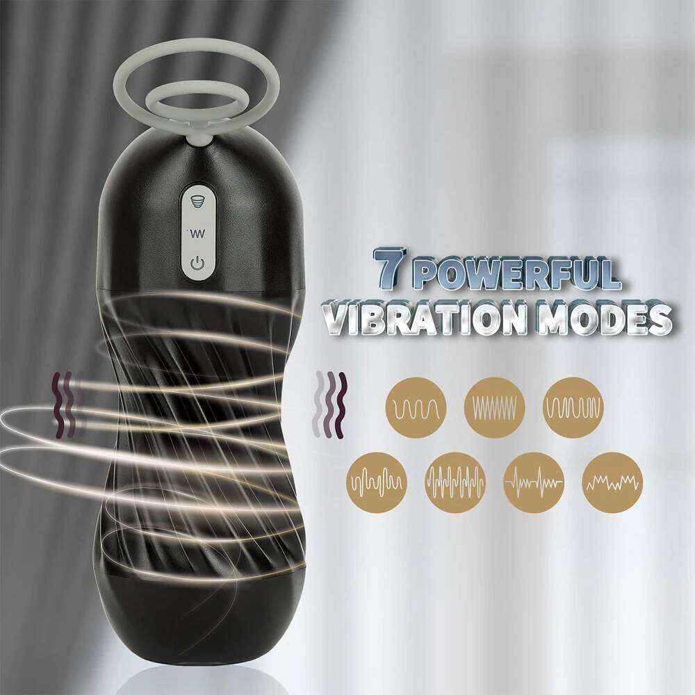 Automatic Male Masturbator Cup 5 Sucking Rotating Licking Modes Pocket Pussy Stroker Blowjob Penis Pump Sex Toys Adults For Men Z260312