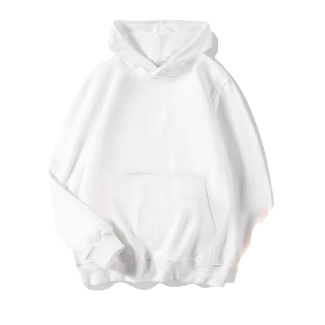Autumn And Winter Designer Hoodie Long-sleeved Hooded Sweatshirt For Men And Women Fleece-lined Thickened Casual Loose Simple Solid Color Trendy Jacke