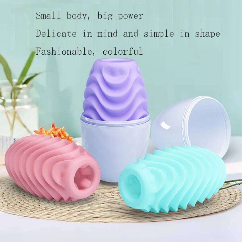 Silicone Pocket Pussy Toy for Men Blowjob Male Masturbator Sex Egg Masturbation Cup Usable Solo Play Toys For Adults 18 Z260311