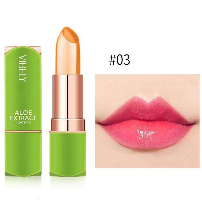 Color Changing Aloe Vera Jelly Lipstick Tinted Lip Balm Lasting Moisturizing Not Easy To Fade Lipsticks Cosmetic W260311