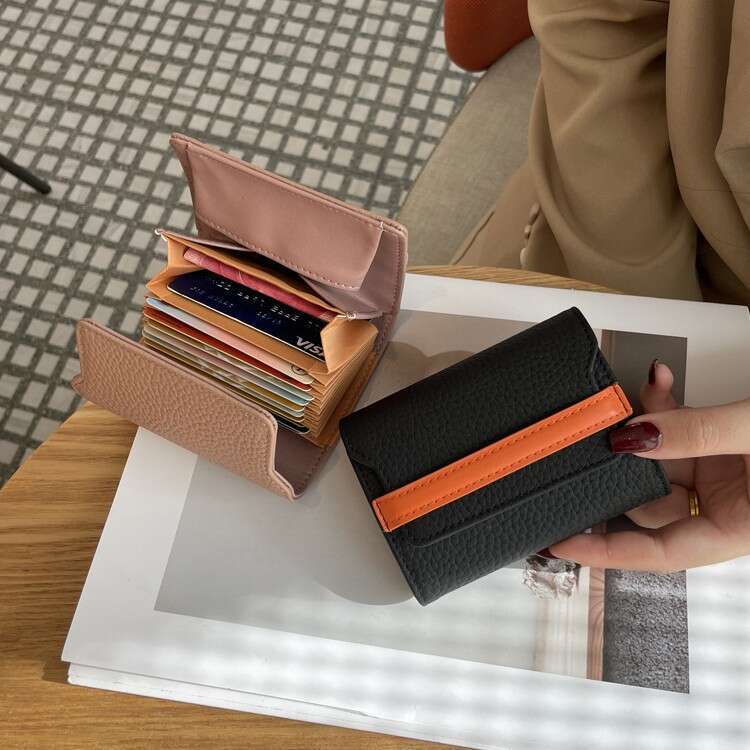 Luxury fashion wallet Women S New Trendy Simple Fashion Wallet Japanese And Korean Accordion Style Short Wallet With Multiple Card Slots For Women