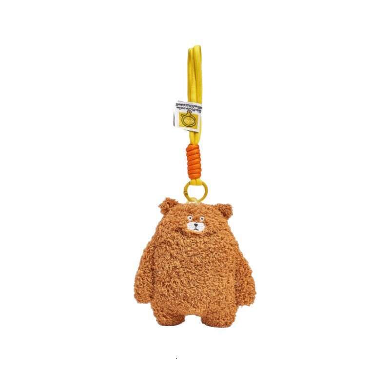 Internet Celebrity Bear Bag Pendant Cute Plush Toy Backpack Decoration Car Keychain Small Doll