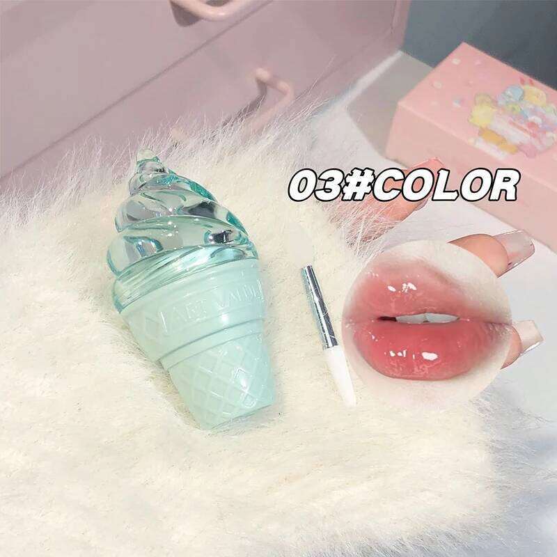 CACE Fluffy Ice Solid Gloss - Glossy Shine, Hydrating Formula, and Reduces Lip Lines W260311