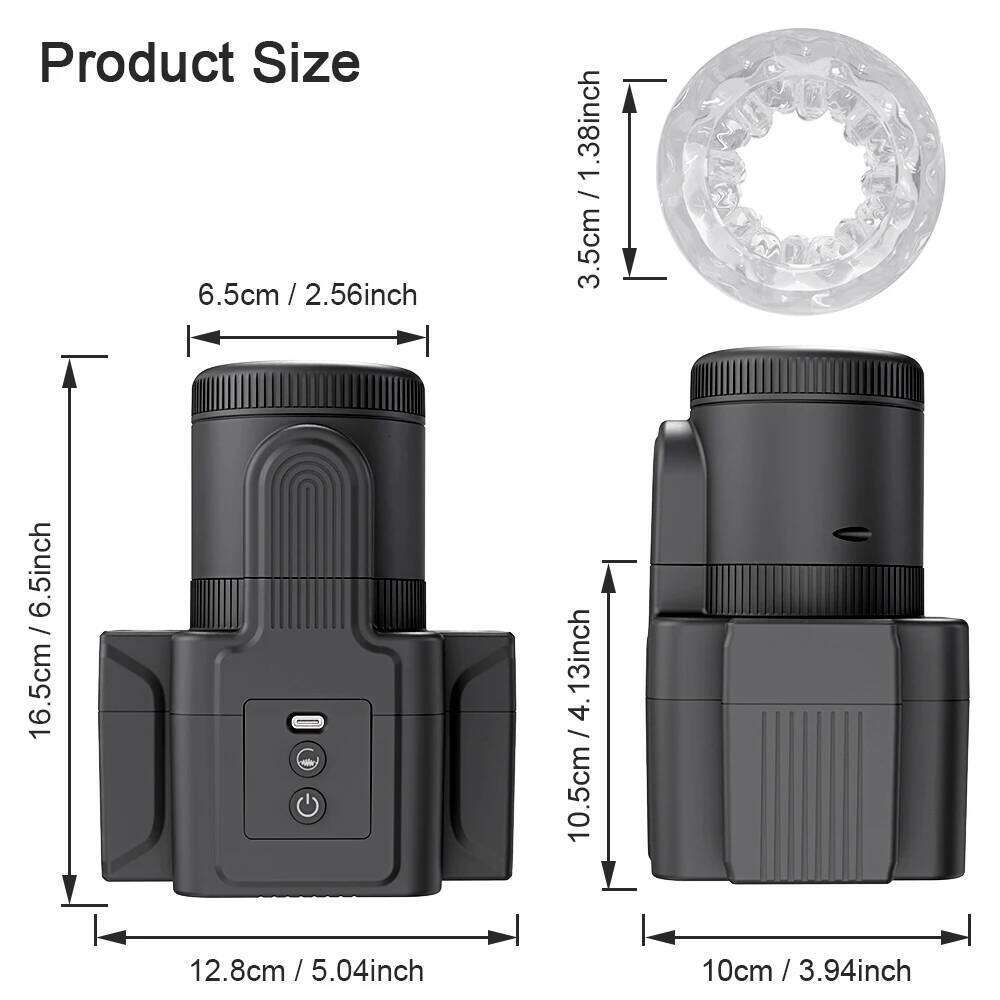 Automatic Male Masturbators Telescopic Thrusting Rotating Suction Cup Penis Stimulation Pocket Pussy Adult Toys for Men Z260311