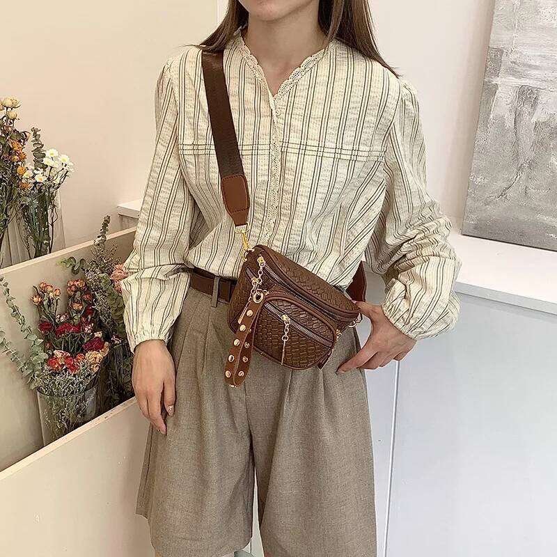 New Fashion Women S Chest Trend Brand Temperament Shoulder High Quality Casual Crossbody Bag Luxury Handbag XIU LAI SI