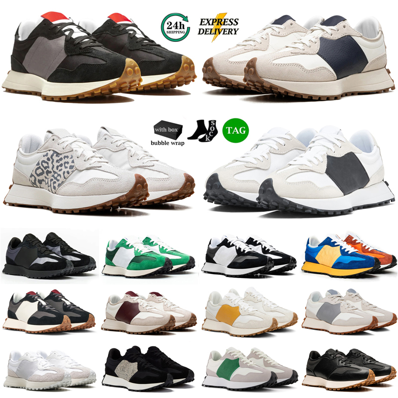 Designer Shoes 327s 327 Running Shoes Mens Womens Trainers Moonbeam Outerspace Leopard Sea Salt Suede Oxford Beige Black White Grey Outdoors Sports Sneakers
