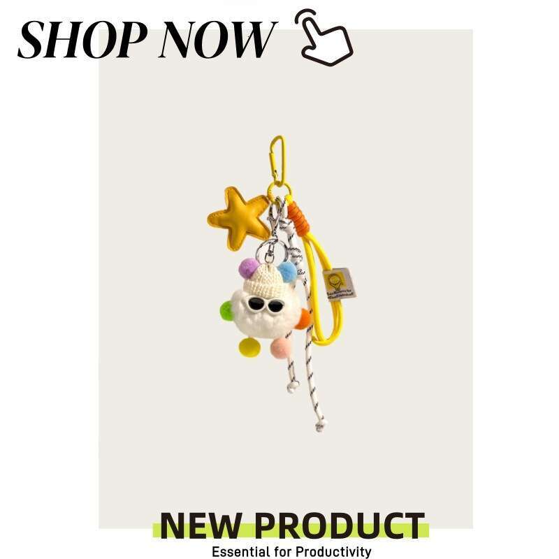 Cute DIY Pink Rex Rabbit Fur Coal Ball Bag Pendant Plush Small Doll Backpack Decoration Keychain Gift