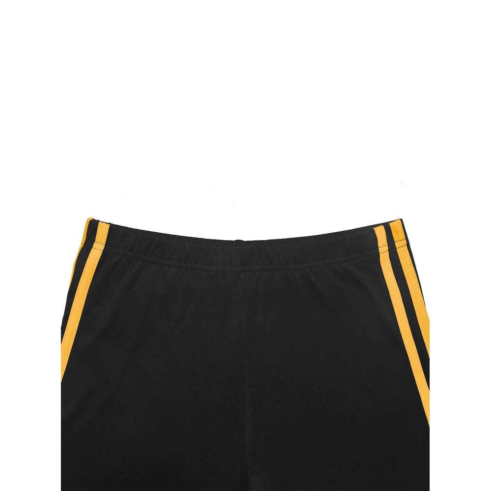 Spring Summer Women's Two-Piece Set Side Stripe Long Sleeve Pants Yoga Sportswear round Neck Breathable Casual Home Clothes C260312