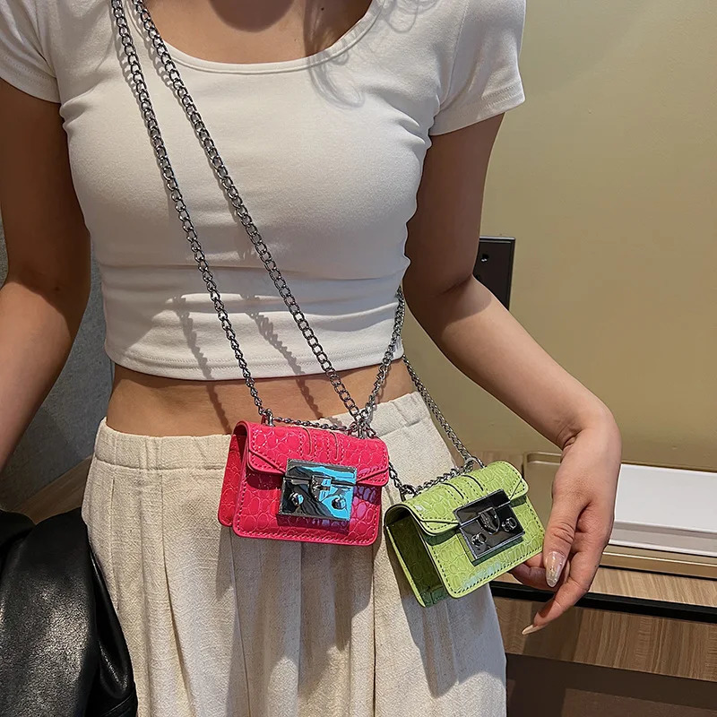 Handbag Womens 2024 Trend Woman Shoulder Purse Chain Female Bag Mini Summer Crossbody Bags for Women Fashion 260227