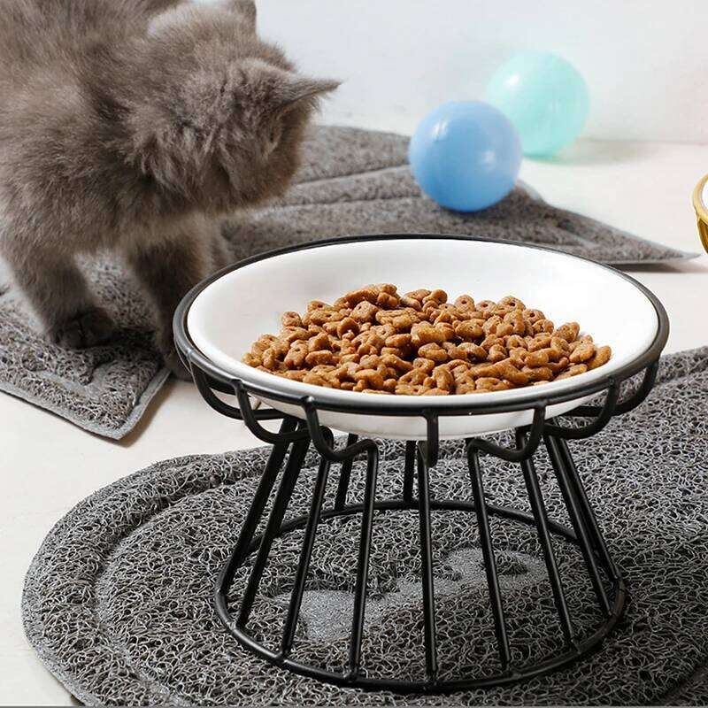 Pet Food Tilt High Bottom Neck Protector Antichoking and Cat Water Bowl Antidumping Dog Feeding Supplies 26Y0312