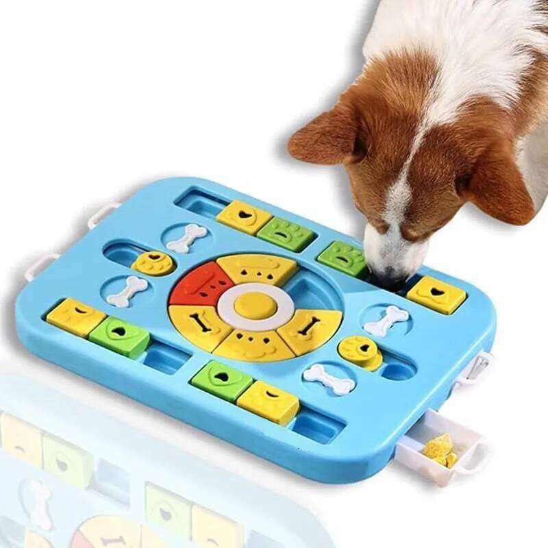 Interactive Dog Toy for Large, Medium, Small Dogs and Cats, 4 Ways Play, Slow Feeder Promotes Digestion, Easy to Clean 26Y0312