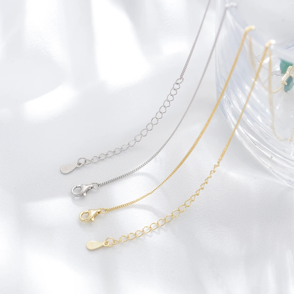 Clavicle Chain Charm Emerald Necklace Classic Gemstone Single Zircon Necklace Jewelry S925 Silver Womens 260303