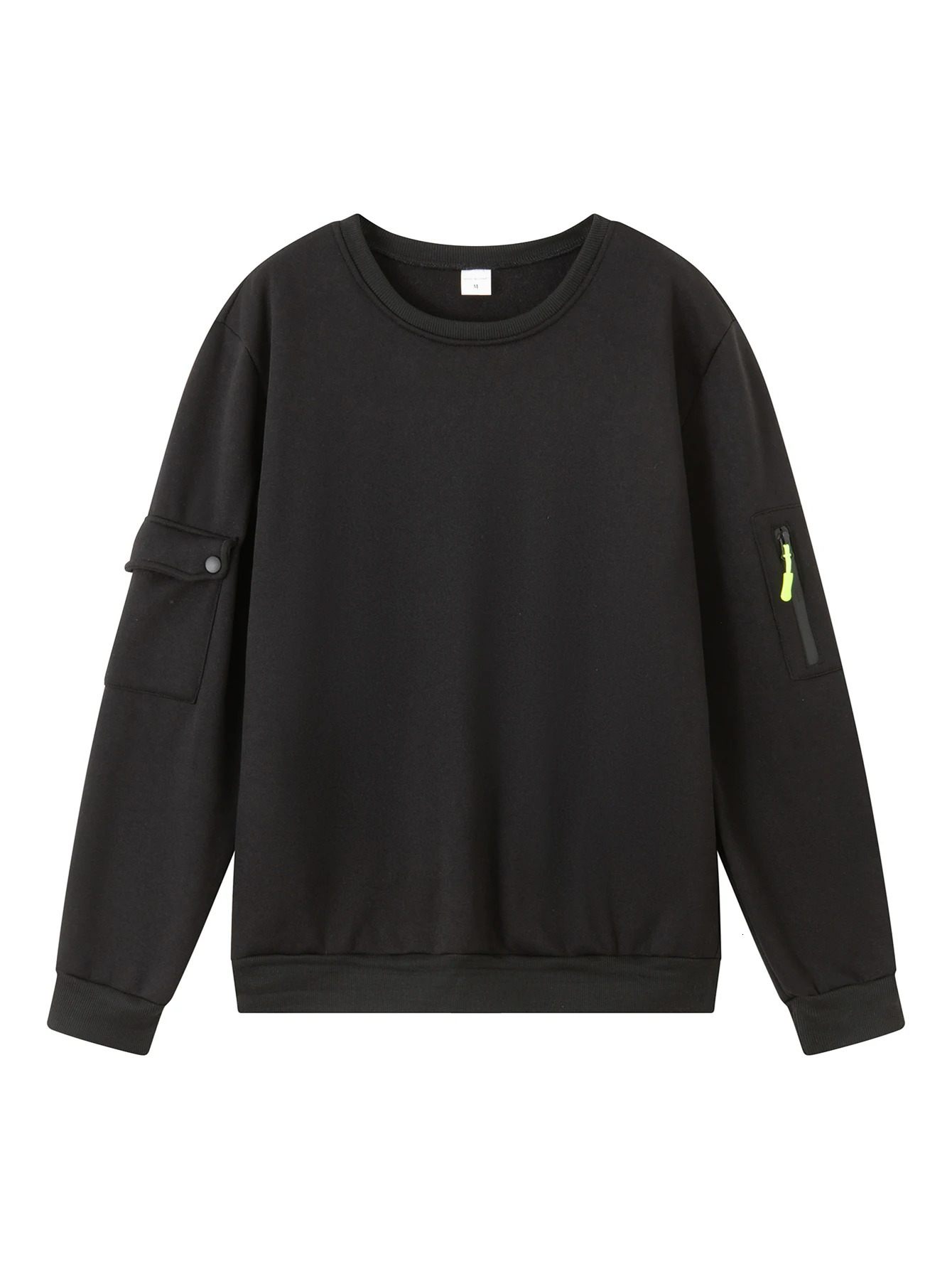 2025 autumn and winter mens Tshirt sports shirt casual long sleeved round neck windproof top 260228
