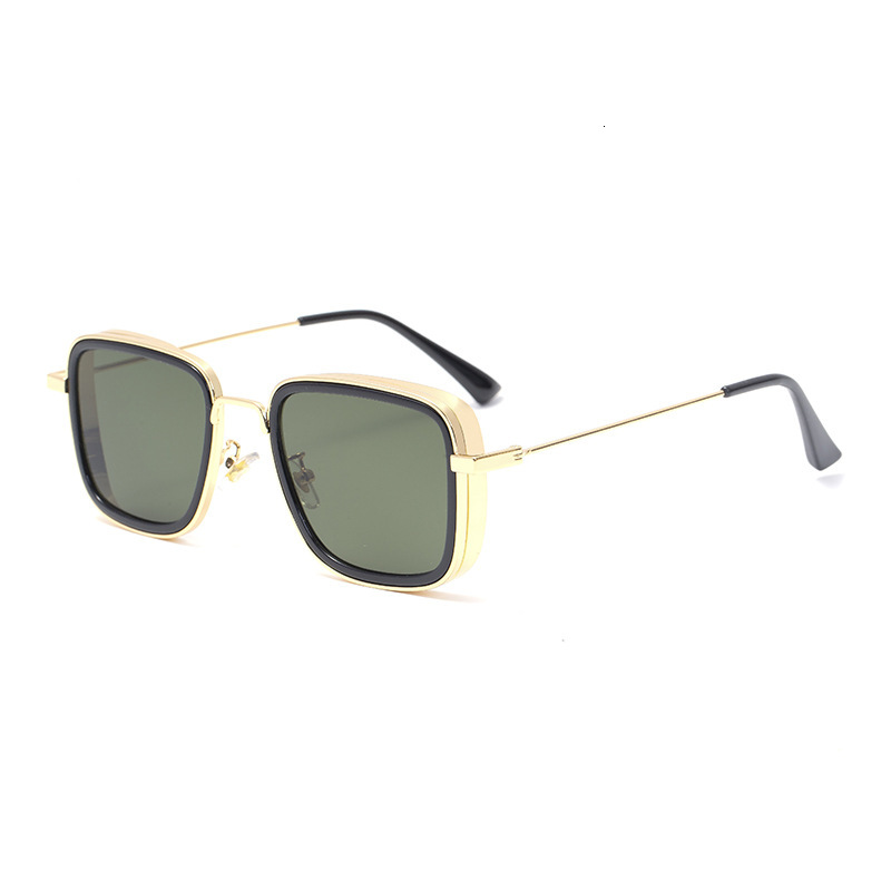 Indian for KABIRSINGH Personality Steampunk Men Driving Sun Protection Sunglasses