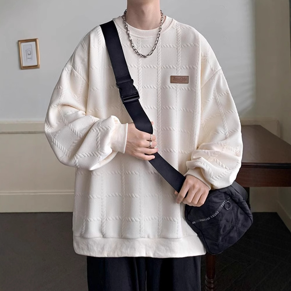 Versatile Heavyweight Sweatshirt For Designer Hoodie Men Spring And Autumn Style Trendy Brand Ins Casual Men's Clothing Niche Design Inner Wear T