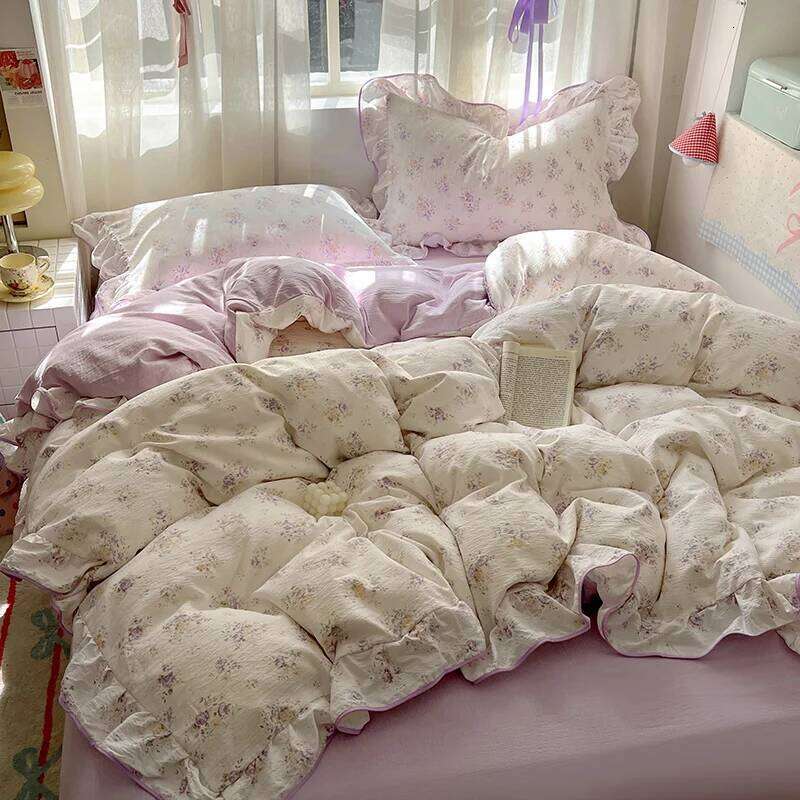 Printed Bedclothes Adults Kids Room Bedsheet Set Single/Double/Queen/King Size Bedding Home Soft Bed Linen Sets juego de cama H260312