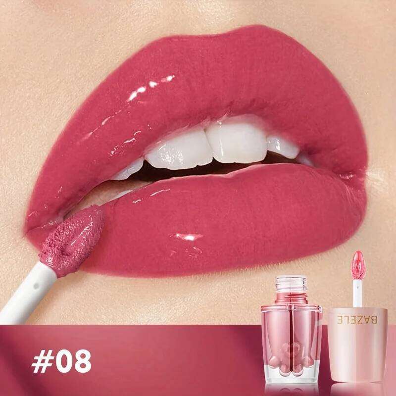6-Shades Moisturizing Lip Gloss Shiny Glitter Liquid Lipstick -Smooth, Long-lasting, Vibrant Colors The Perfect Gift for Her W260311