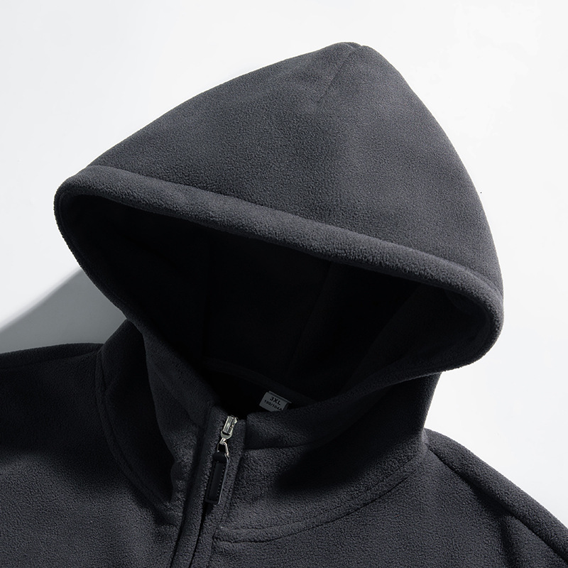 Designer Hoodie 430G Fleece Hoodie Men Spring New Half-zip Retro Thick Hoodie Trendy Brand Jacket
