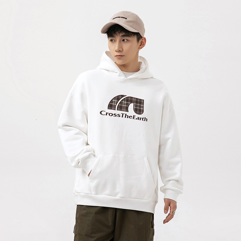 Retro Plaid Designer Hoodie Print Hoodie Spring Edition Trendy Brand Loose Casual Couple Jacket
