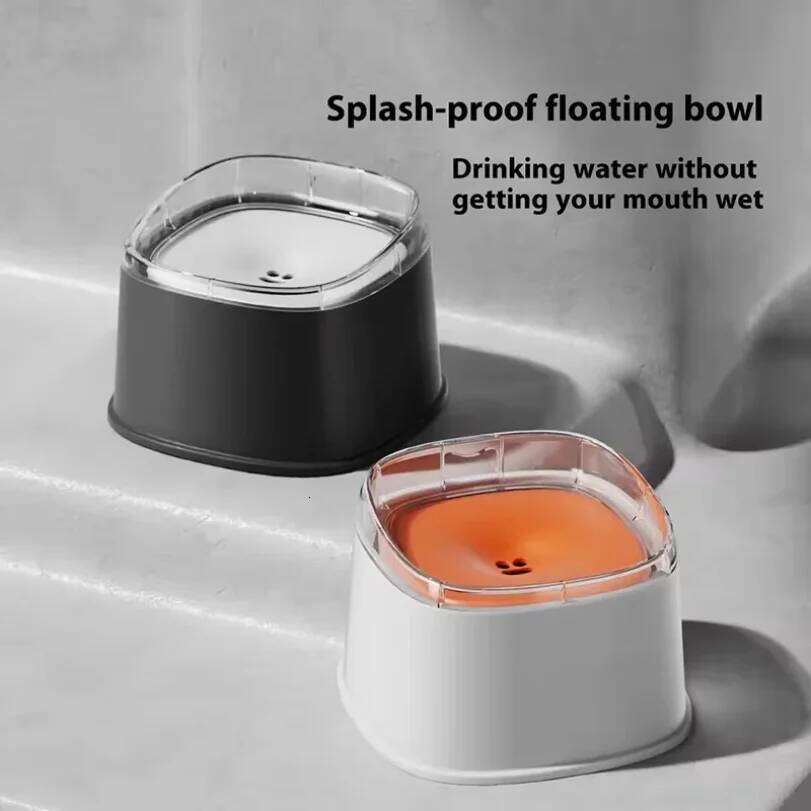 Floating Anti Spill Dog Cat Feeder No Wet Mouth Suspended Drinking Non Slip Water Bowl Pet Supplie 26Y0312