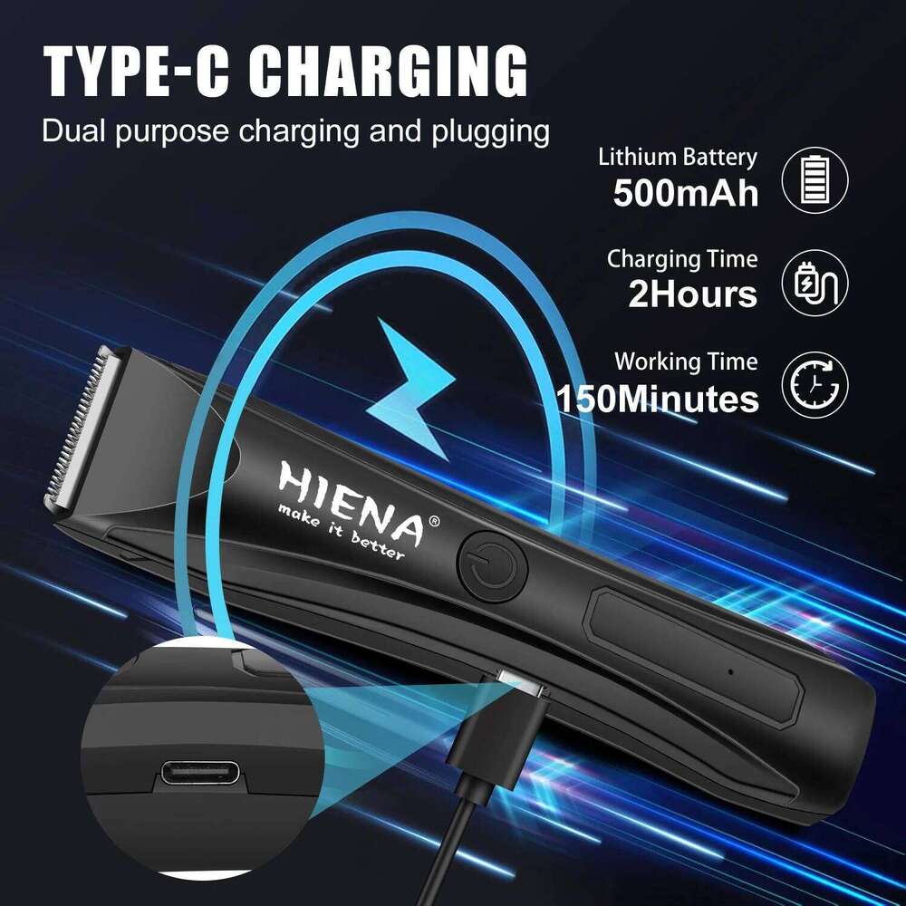 Professional Cutting Beard Trimmer Electric Shaver for Men Intimate Areas Hair Shaving Machine Safety Razor Clipper C260312