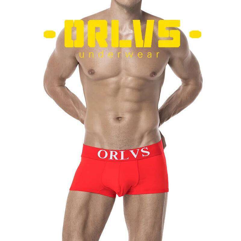 ORLVS-OR125 Men's Shaping Boxer Briefs 95% Cotton Breathable Slimming Underwear Comfortable Low-Rise Trunks with Lifting Support Z260312