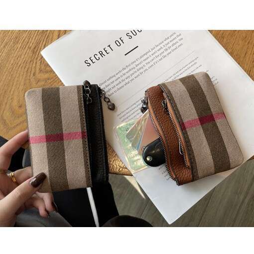 Luxury fashion wallet Small Wallet Women Coin Purse Zipper Compact Mini New Hot Style Genuine Leather Fashion Niche