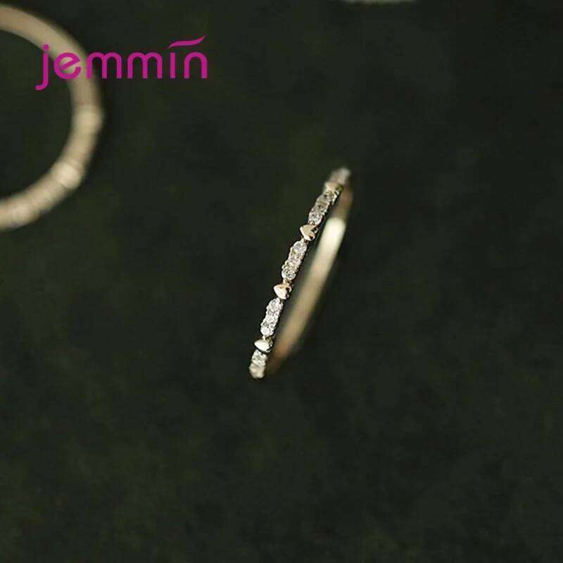 Wedding Engagement Rings For Women 925 Sterling Silver Gold Heart Ring Designer Fashion Jewelry Birthday Gift Wholesale H260312