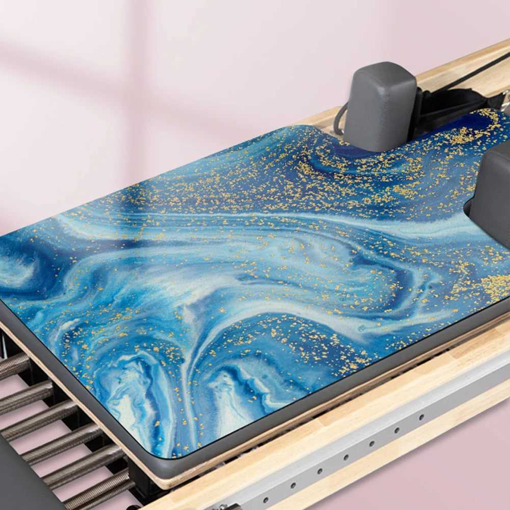 Pilates Reformer Mat Sweat Absorbent Pilates Suede Rubber Yoga Mat Portable Pilates Reformer Machine Towel for Balance Training M260312