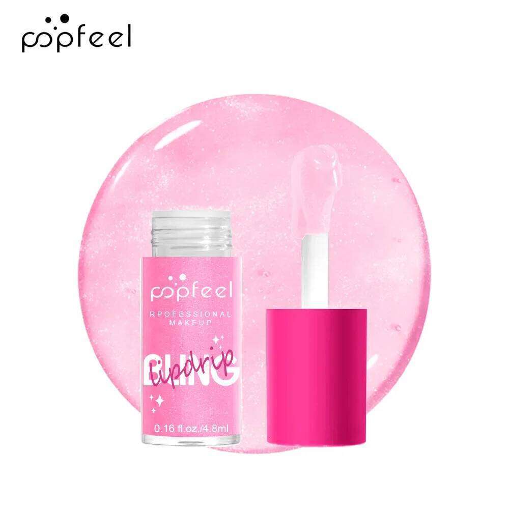 Best-Selling Popfeel Diamond Color Changing Liquid Lipstick Make up Glossy Lips Plumper Gloss Lip Balm Oil Care Tint Cosmetics W260311