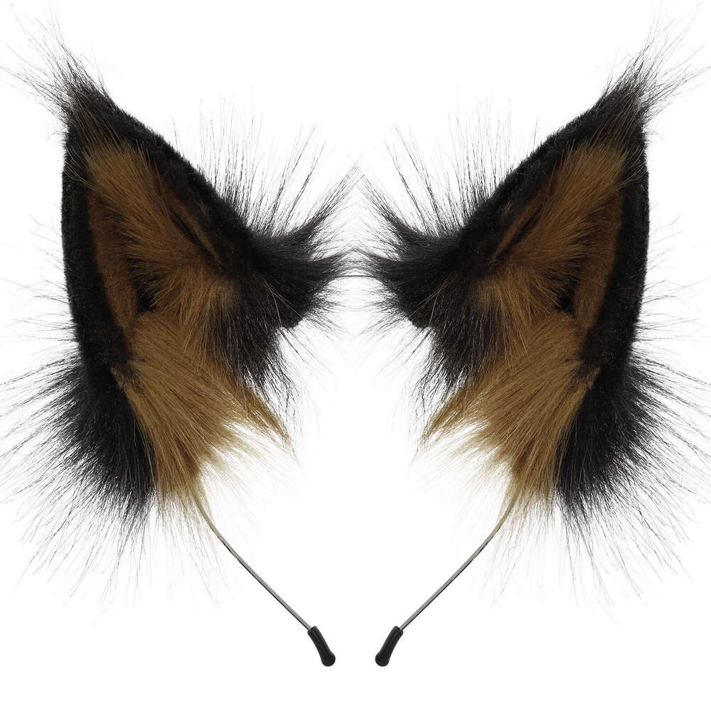New Personalized Adjustable Headband Halloween Role-Playing Fox Ears Cosplay Plush Hair Accessory