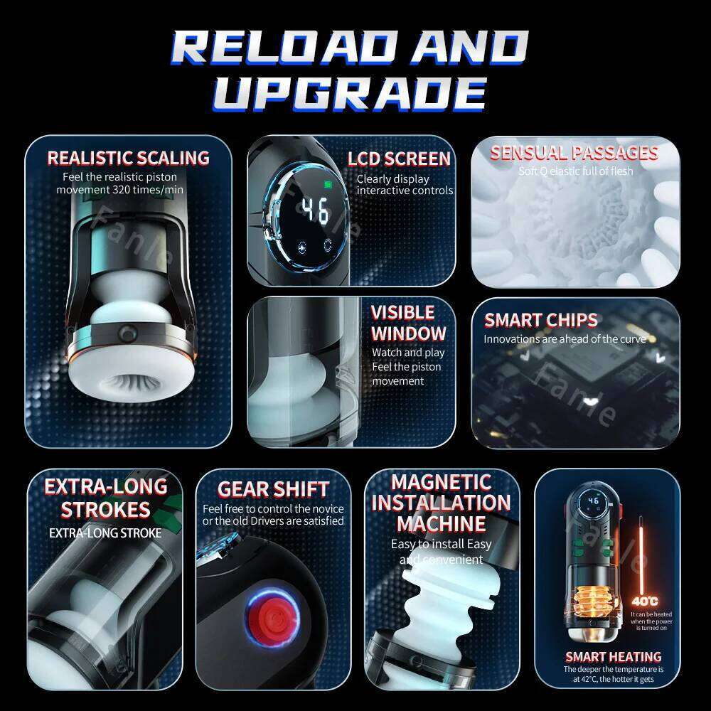 Automatic Male Masturbator Telescopic Sucking Heated Sex Toys Equipment Machine Adult Goods for Men Blowjob Masturbation Cup Z260312