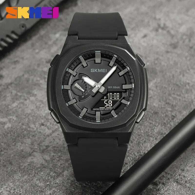 SKMEI 2091 Luxury Sports Quartz Watch for Men Military Waterproof Countdown Chrono Digital Watches Mens Date Clock reloj hombre